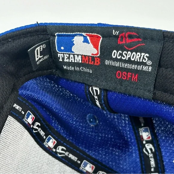 Chicago Cubs Hat Cap MLB Baseball TeamMLB Oc Sports OSFM Adjustable Back Blue - Picture 6 of 6